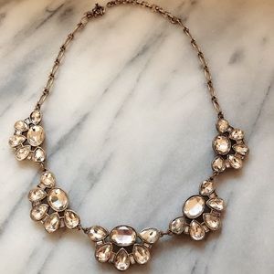 JCrew gold statement necklace